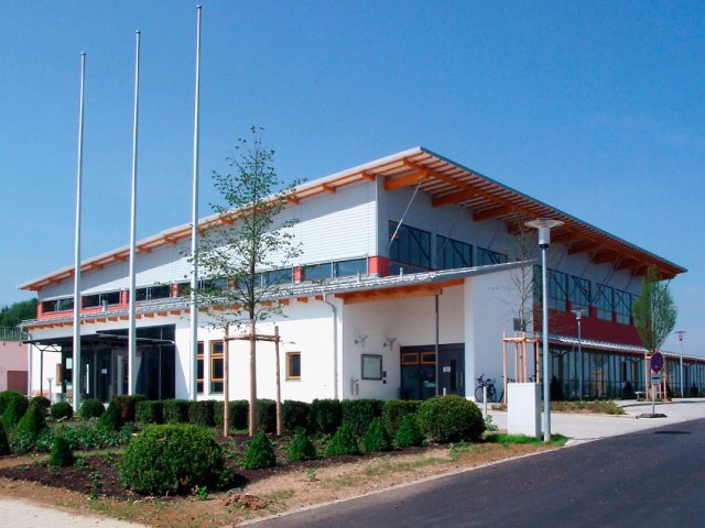 Mehrzweckhalle-Laabertal außen Mehrzweckhalle-Laabertal außen